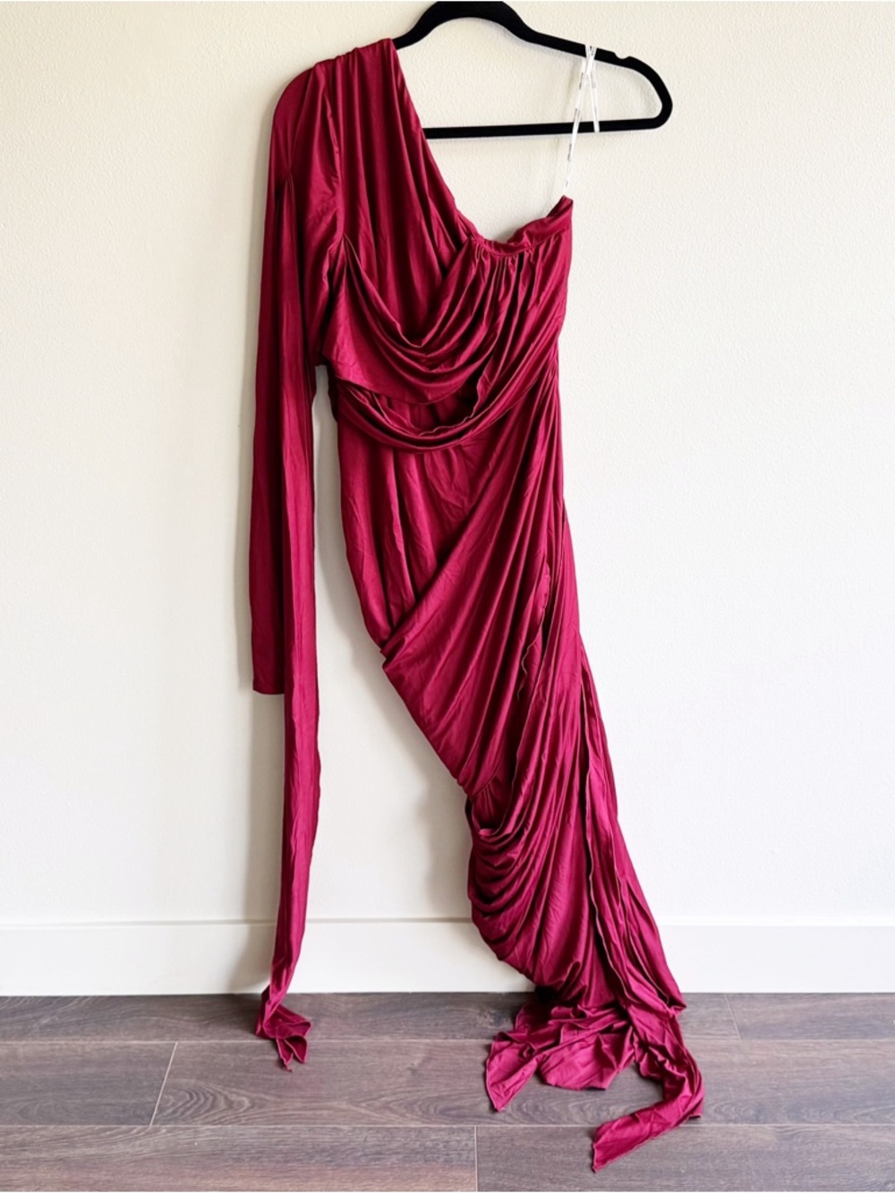 Andrea Iyamah Turi One Shoulder, Ruched, Asymmetrical Dress - Picture 3 of 15